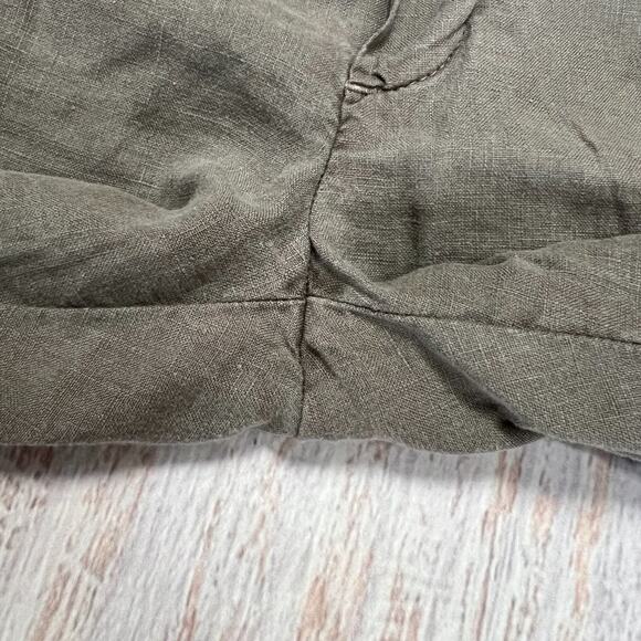 James Perse Tailored 100% Linen Pants WOMENS 1 WAIST 29 Gray MADE IN USA - Picture 6 of 11